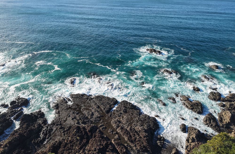 Pacific ocean views from Lottin Point Motel
